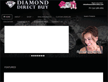 Tablet Screenshot of diamonddirectbuy.com